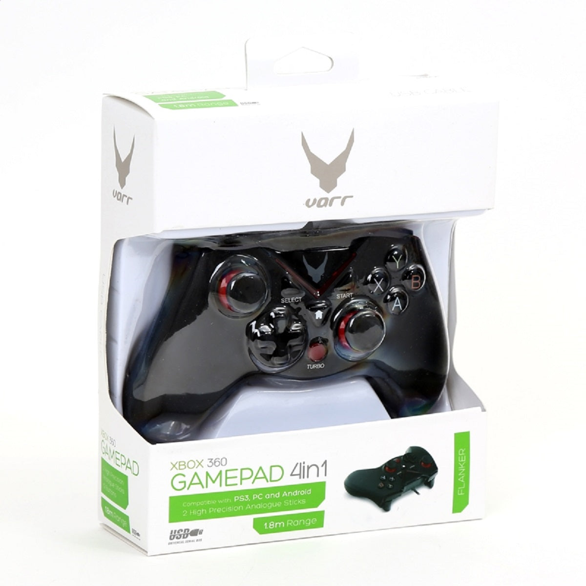 VARR Omega Wired Gamepad – 4in1 Controller mit Vibration & 12 Tasten