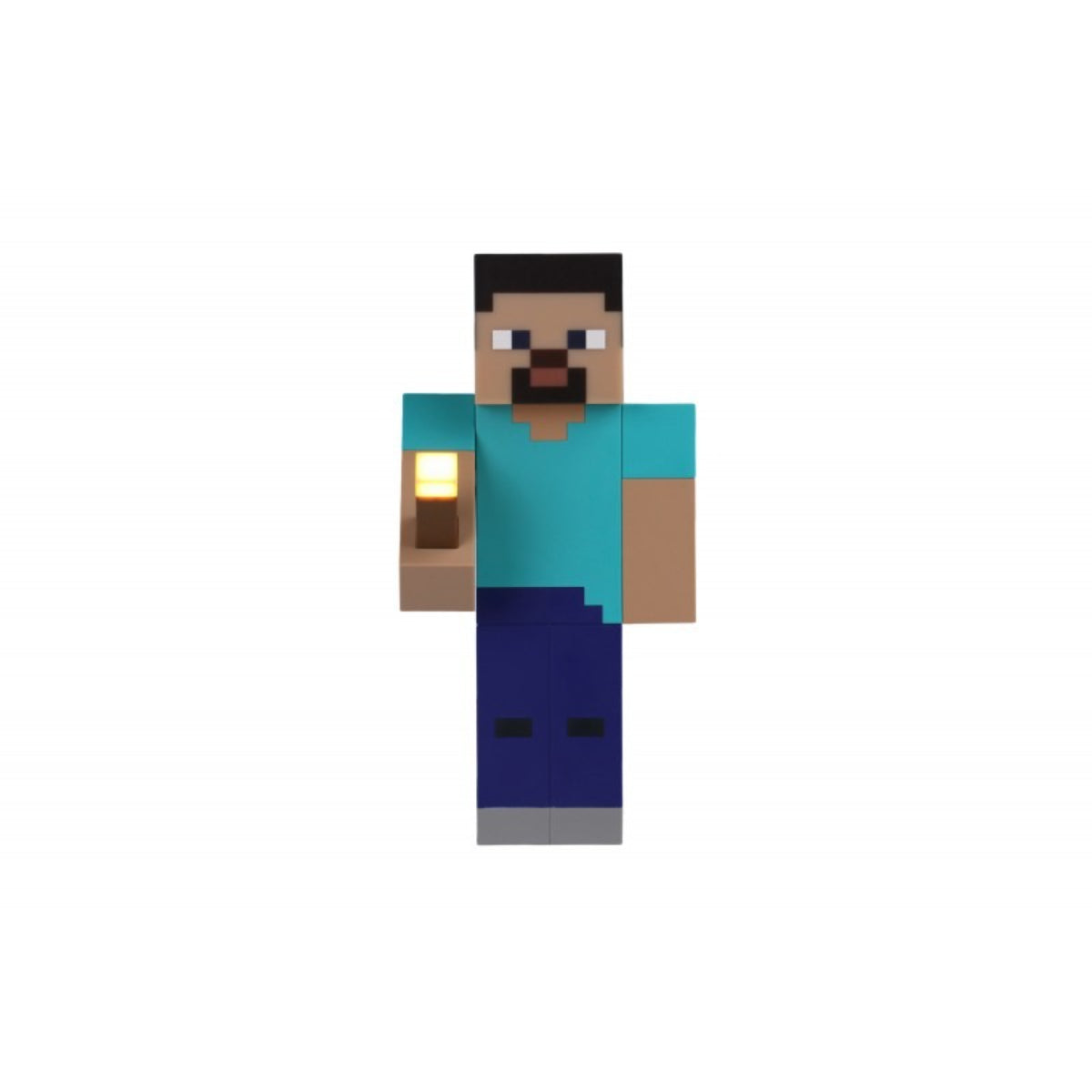 Minecraft 2 in 1 Lampe 40 cm Nachtlicht Taschenlampe mit USB-C Anschluss und Akku