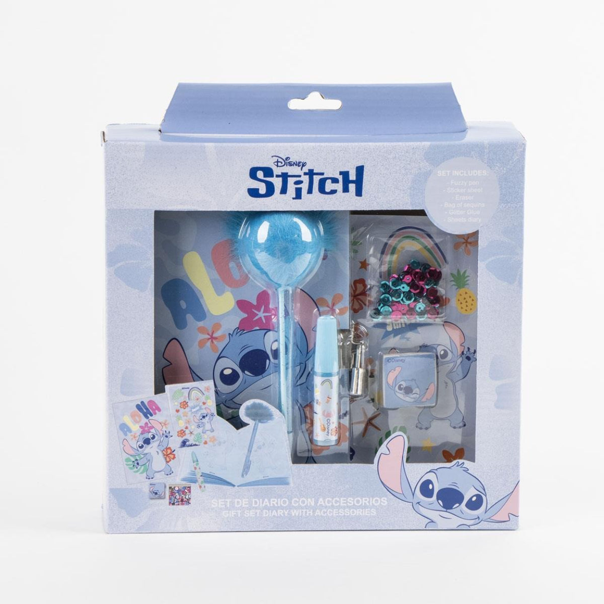 Lilo & Stitch Tagebuch-Set für Kinder – Kreatives Schreibset mit Schloss