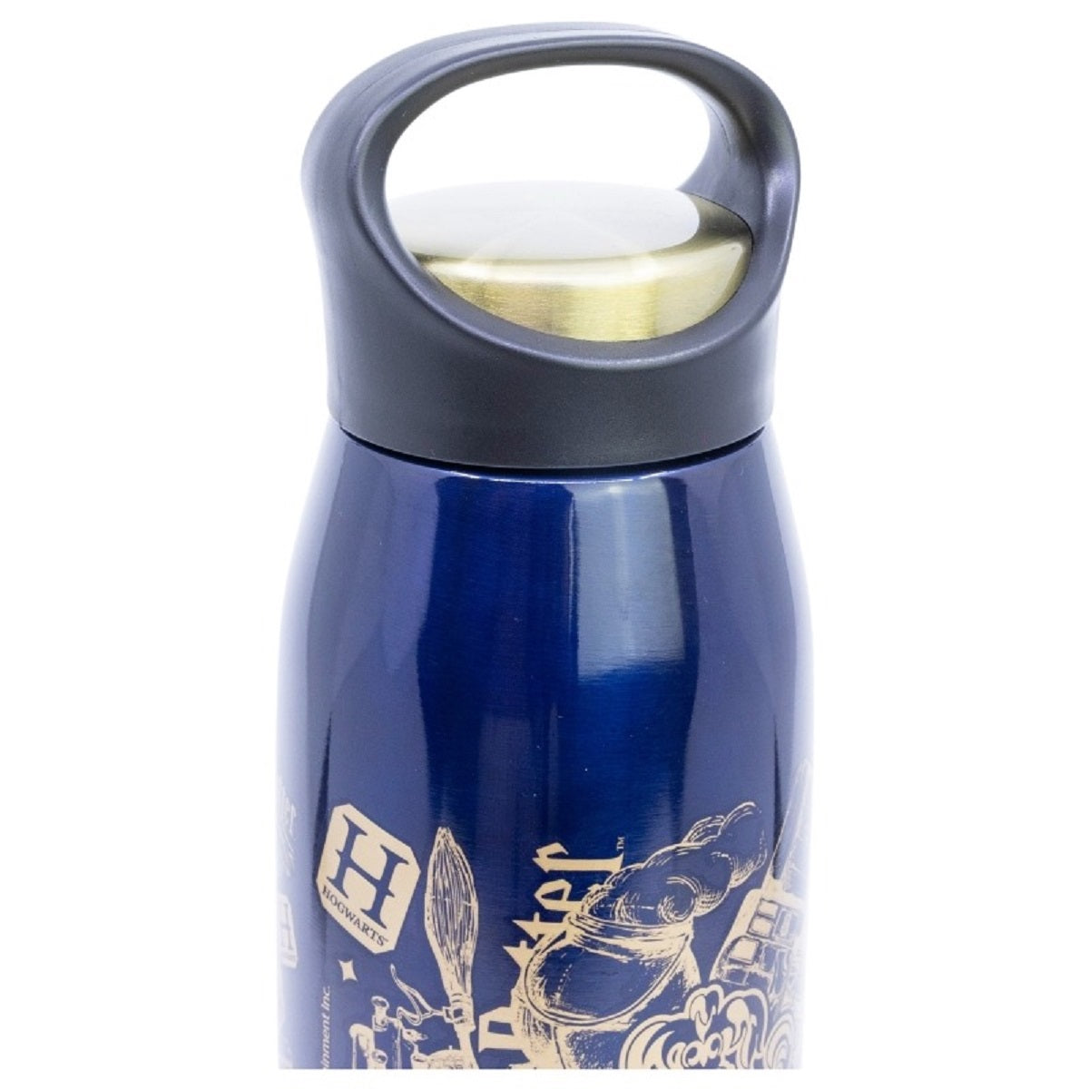 Harry Potter Thermoflasche Isolierflasche 665 ml aus Edelstahl mit Schraubdeckel