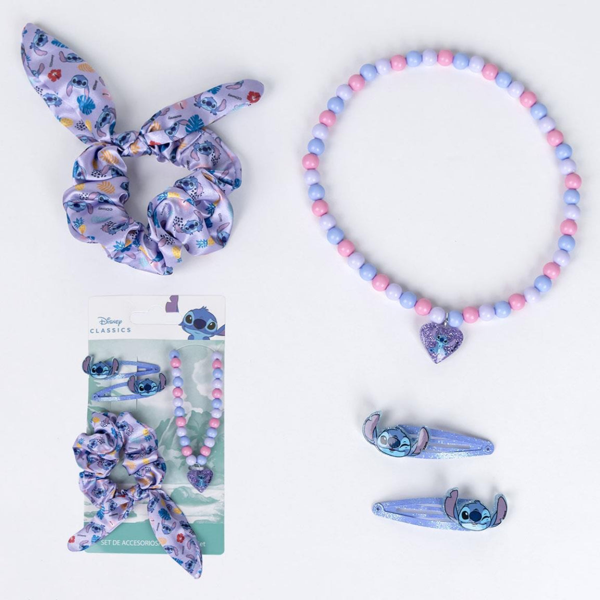 Lilo & Stitch Beauty-Set – Haar- und Schmuck-Accessoires für Kinder