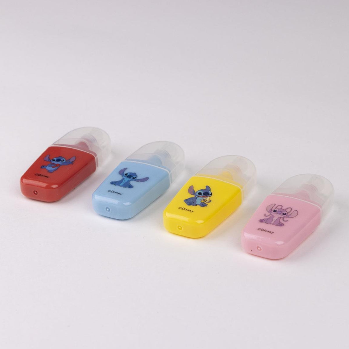 Lilo & Stitch Textmarker-Set – 4 bunte Marker für Schule & Büro