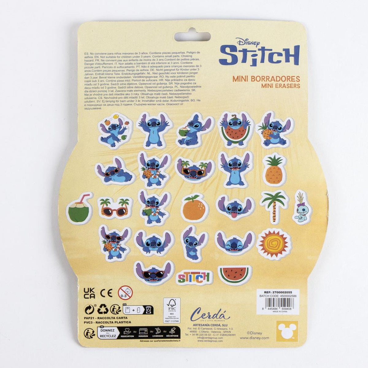 Lilo & Stitch Radiergummi-Set – 25 Stück für Schule & Basteln