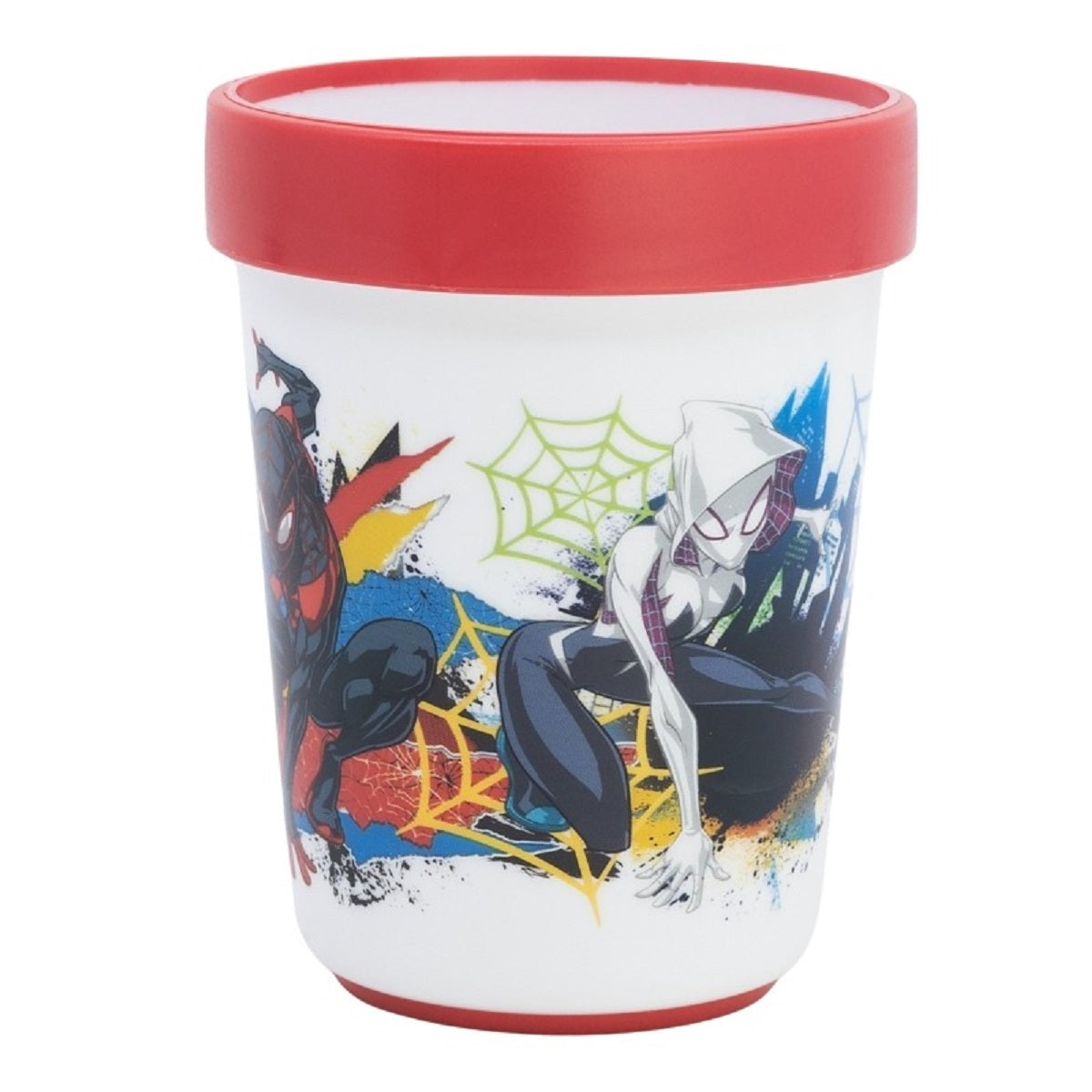 Spiderman Kindergeschirr ab 4 Jahren Tasse für Kinder mikrowellengeeignet 260 ml