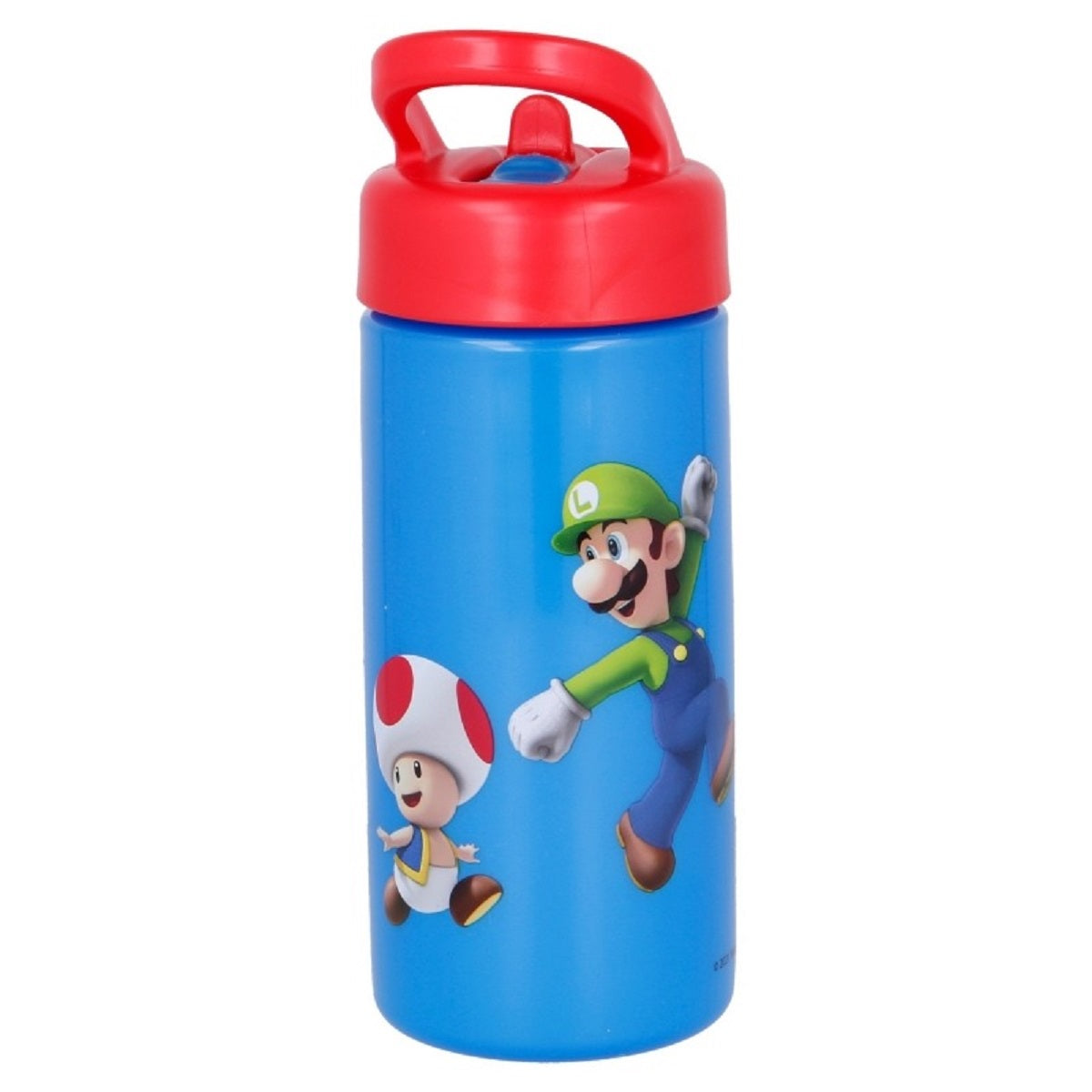 Super Mario Kinder Wasserflasche 410 ml für Alltag Schule und unterwegs