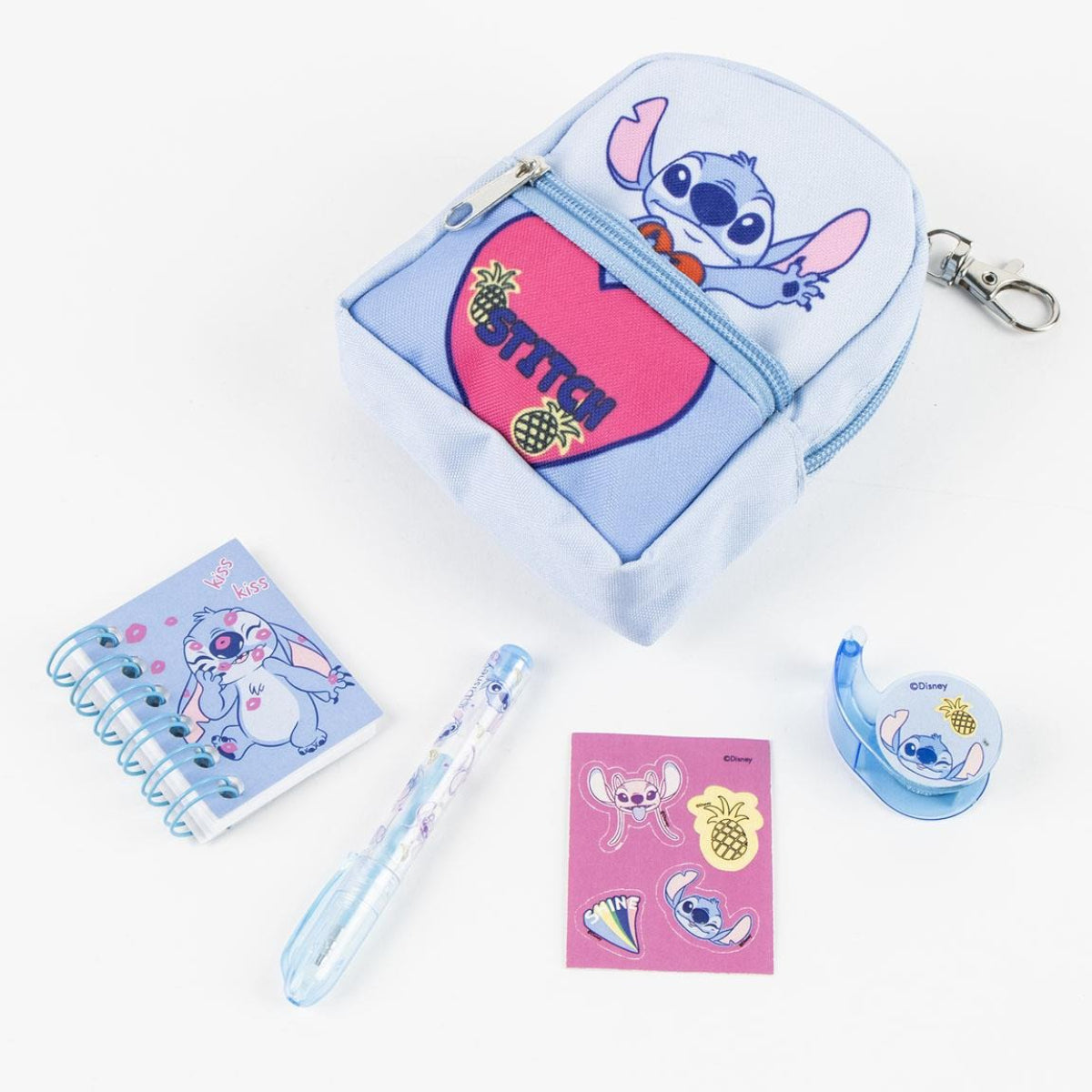 Lilo & Stitch Schreibwaren-Set im Mini-Rucksack – Kreativset für Kinder
