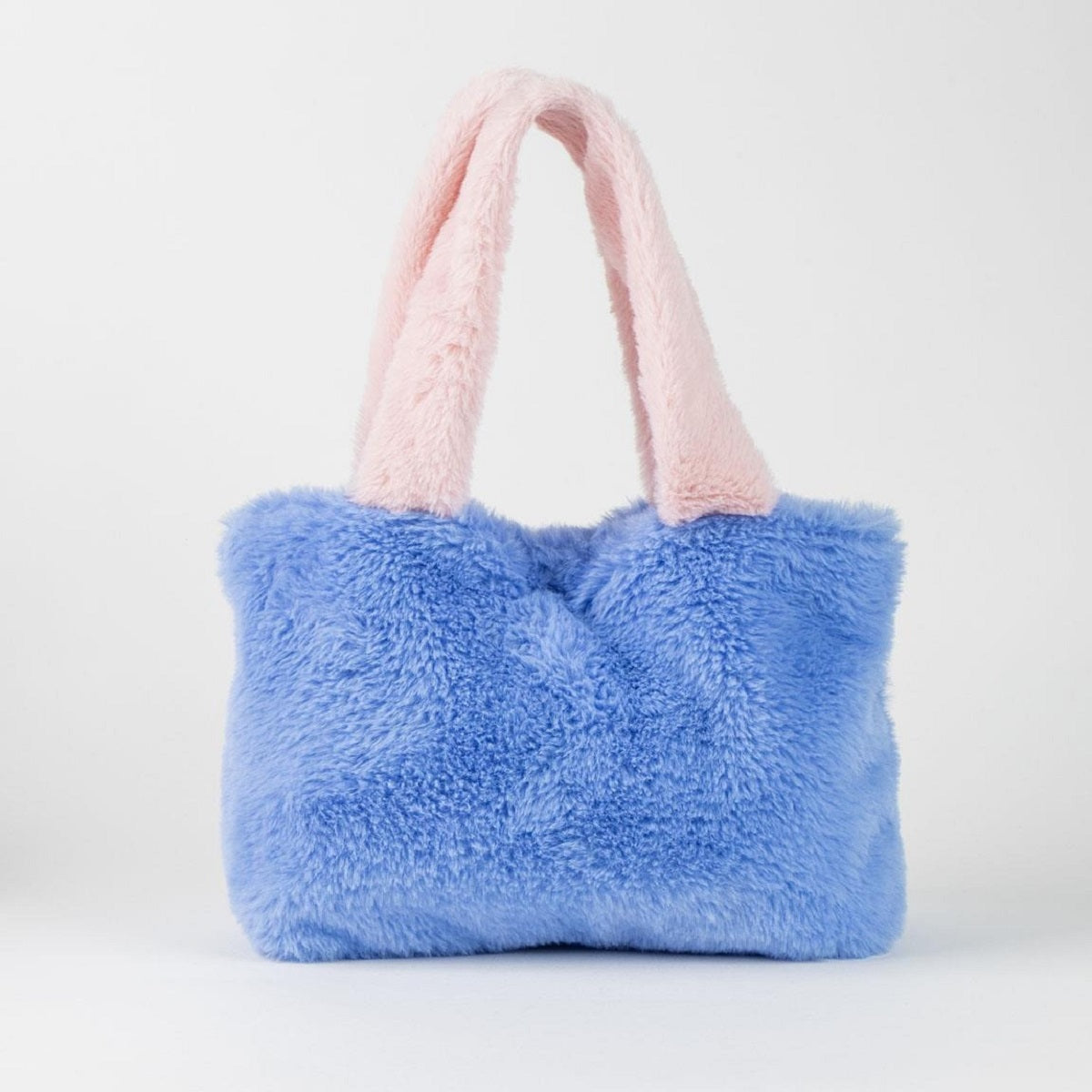 Lilo & Stitch Shopper Tasche aus Plüsch - Flauschige Einkaufstasche - Geräumige Tragetasche