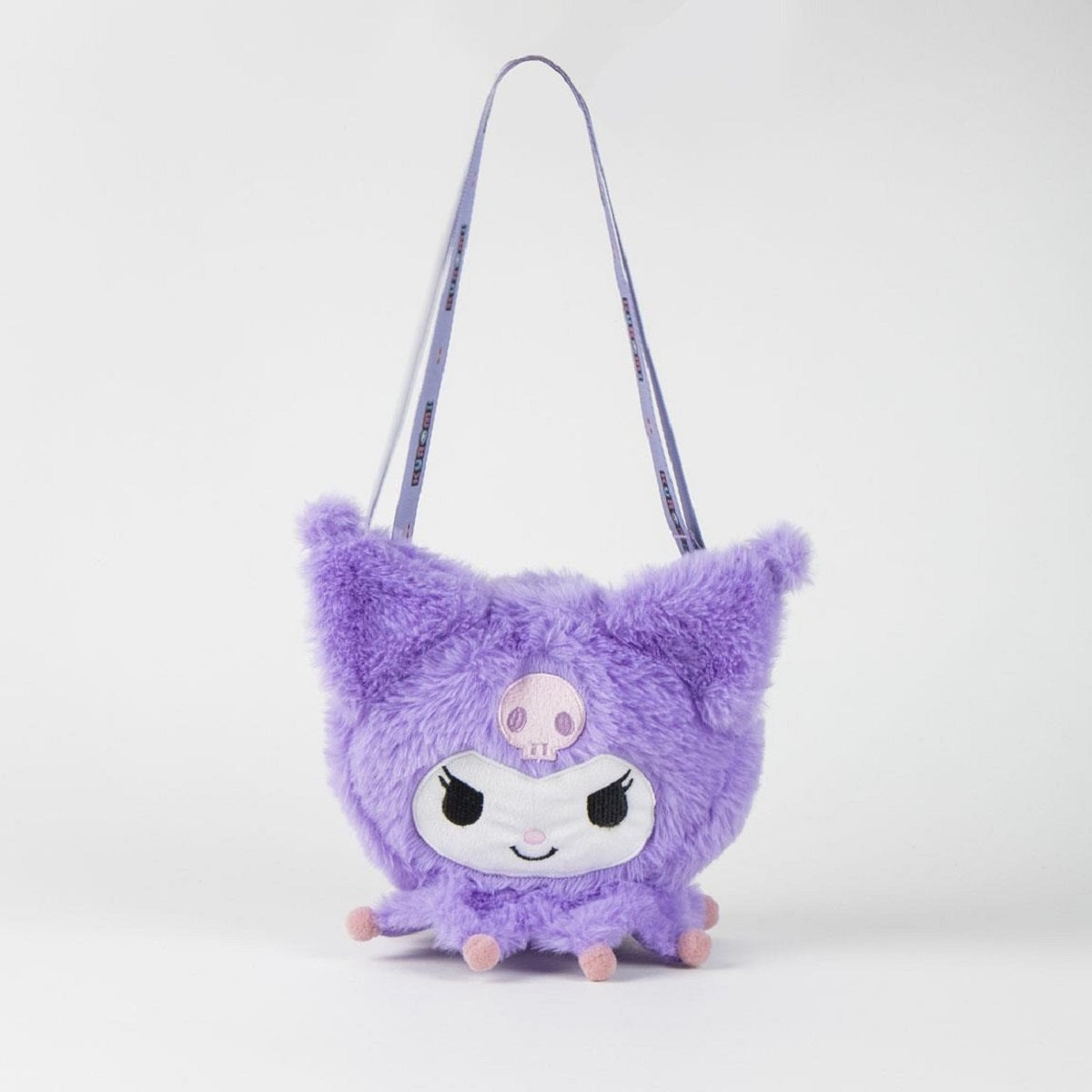 Hello Kitty Plüsch Handtasche für Kinder - Flauschige Schultertasche - Modische Umhängetasche