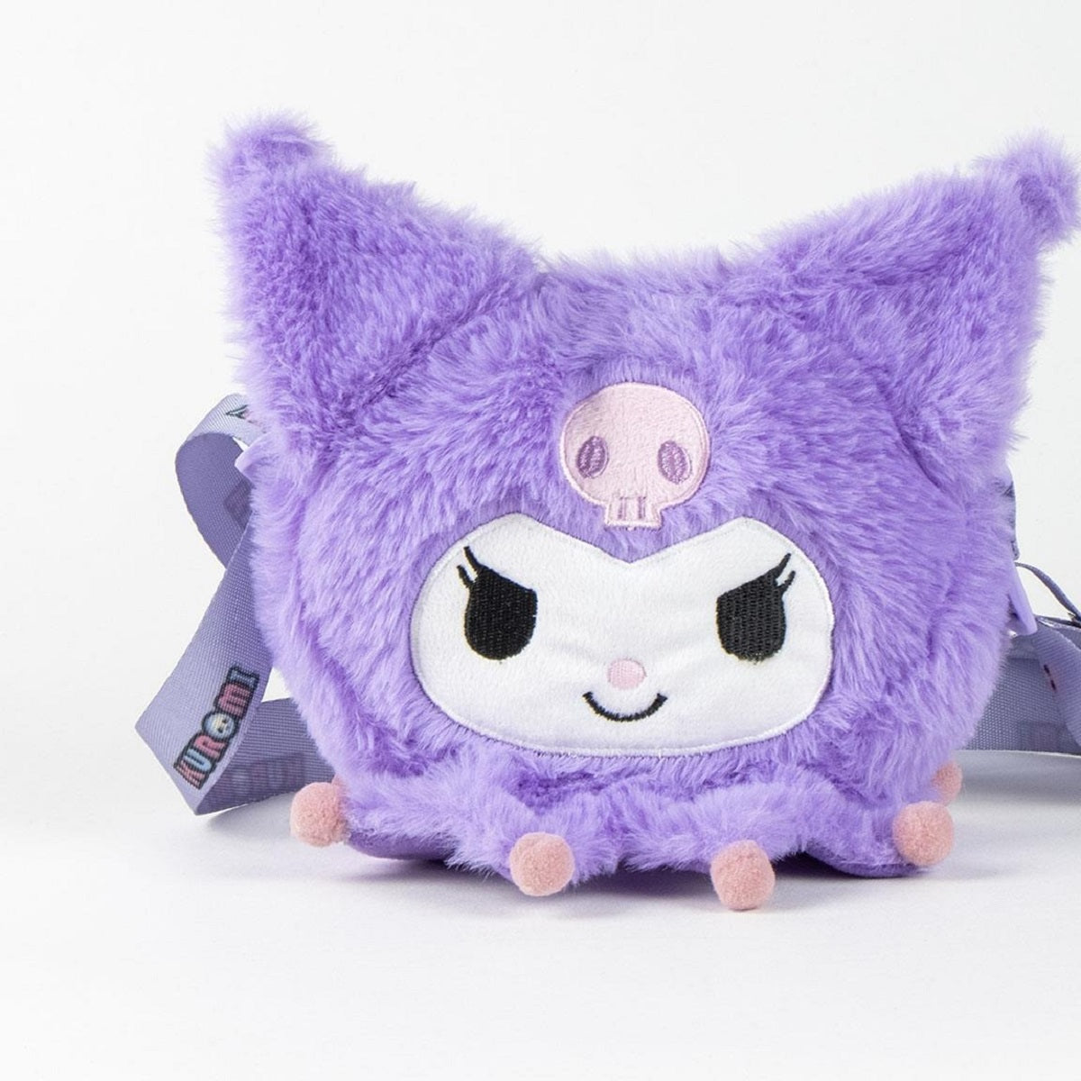 Hello Kitty Plüsch Handtasche für Kinder - Flauschige Schultertasche - Modische Umhängetasche