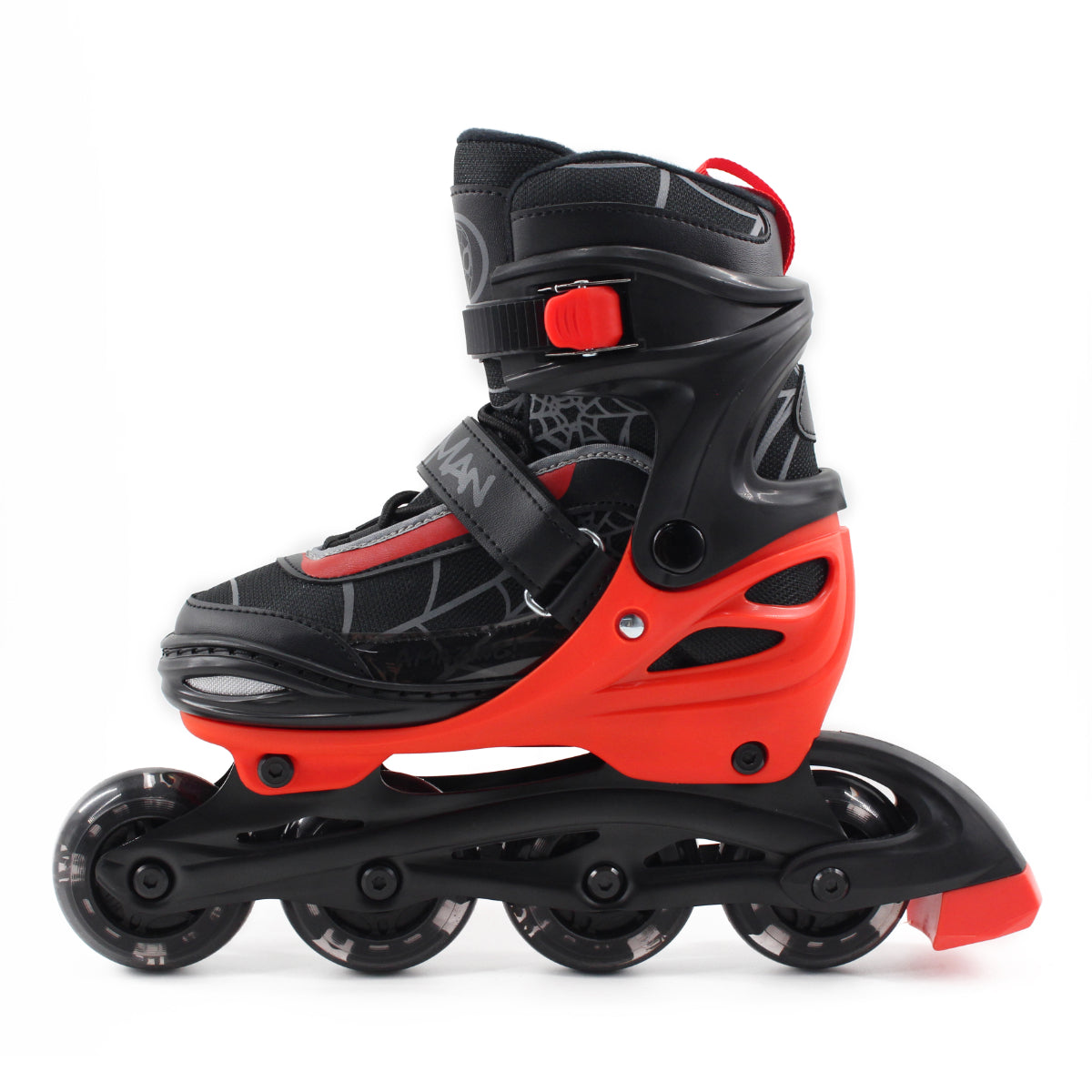 Spider-Man Kinder Rollschuhe mit LED – 3in1 Inline Skates für Jungen & Mädchen Größe 30-33