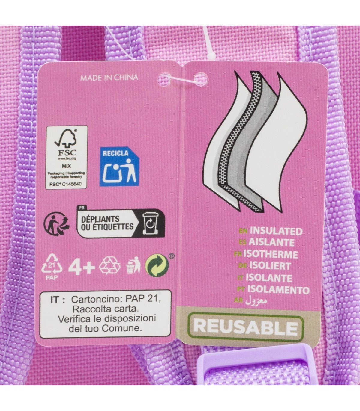 Hello Kitty Lunchbag Kinder Isoliertasche mit Tragegriff und Schultergurten