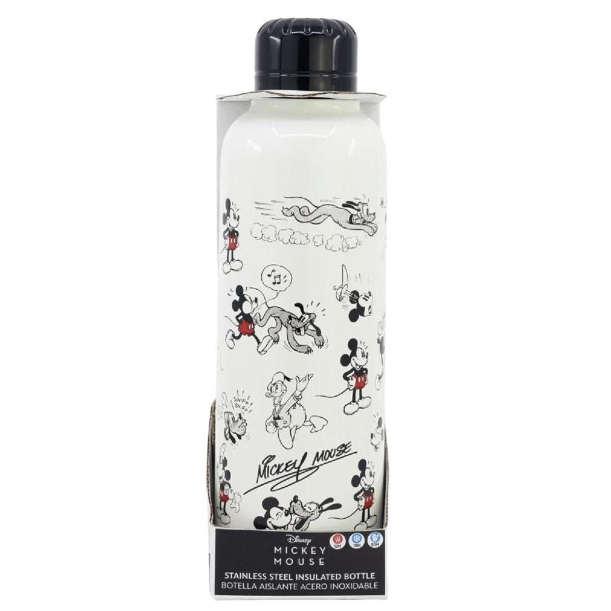 Disney Mickey Mouse Isolierte Edelstahl Trinkflasche Thermotrinkflasche 515 ml