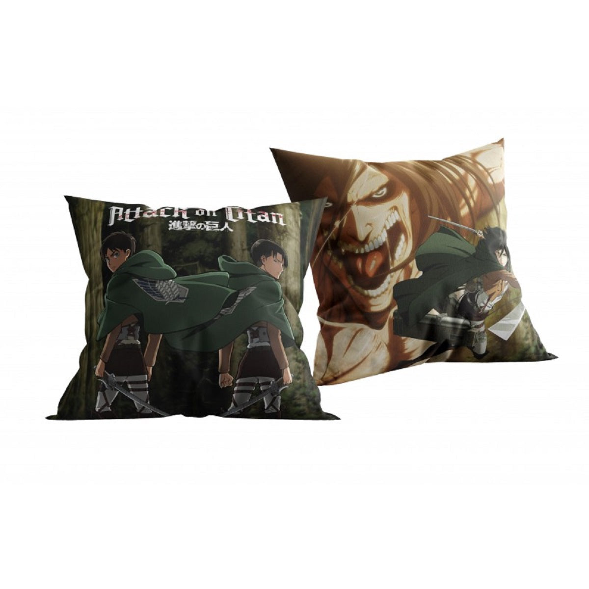Attack on Titan Dekokissen Kuschelkissen (1 Stk.) 40 x 40 cm aus Polyester