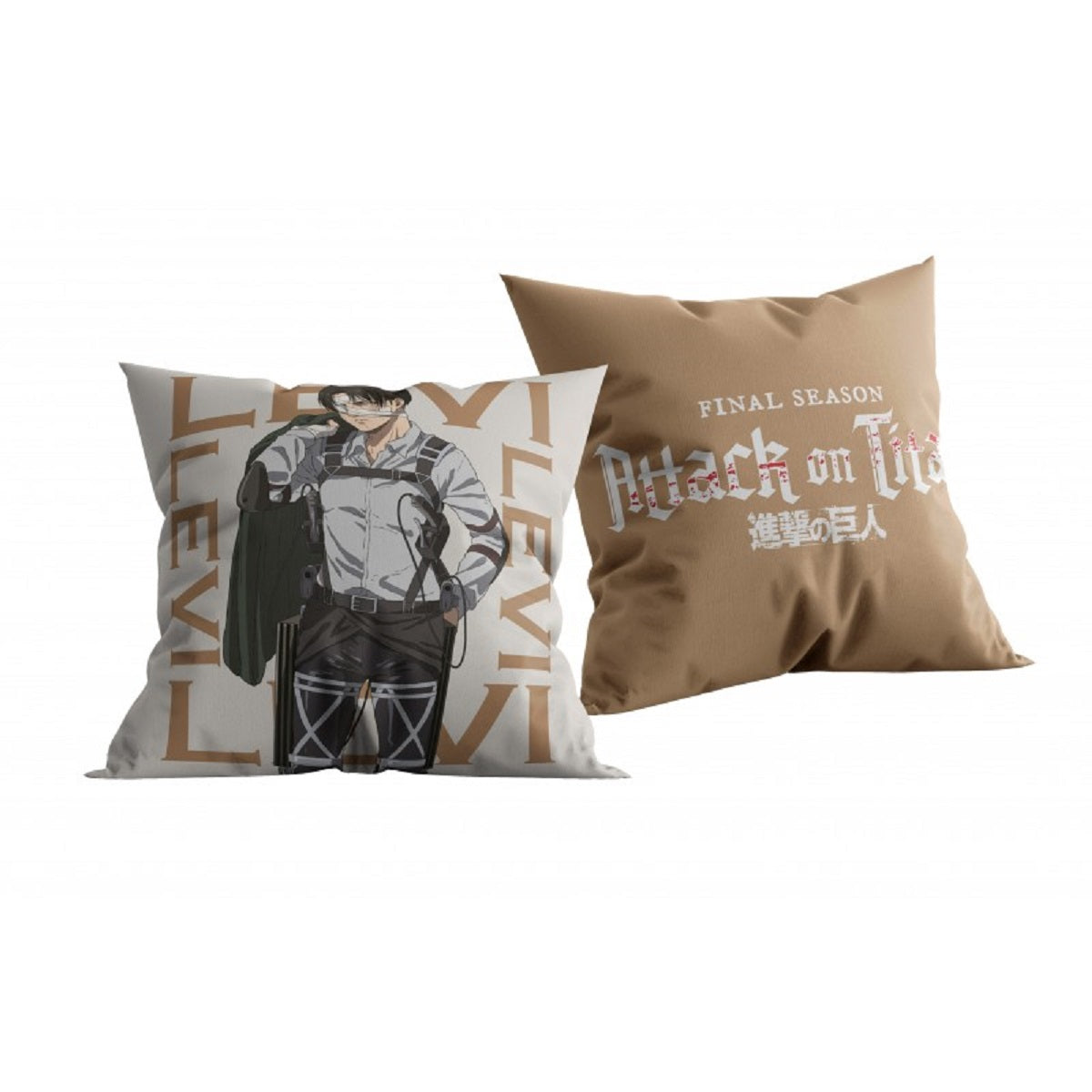 Attack on Titan Dekokissen Kuschelkissen (1 Stk.) 40 x 40 cm aus Polyester