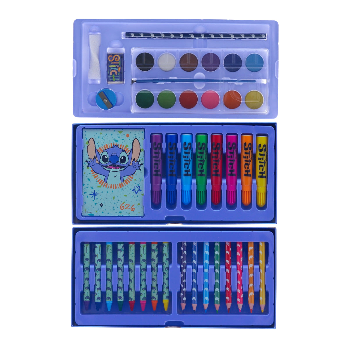 Disney Lilo & Stitch Malkasten mit Schublade Kinder Malset ab 3 Jahren