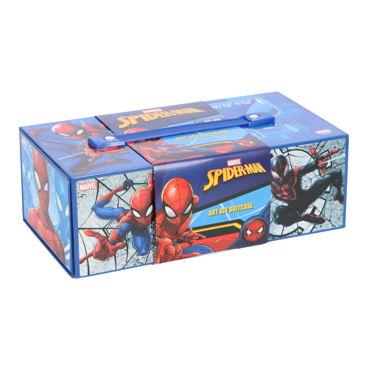 Marvel Spiderman Malkasten mit Schublade Kinder Malset ab 3 Jahren