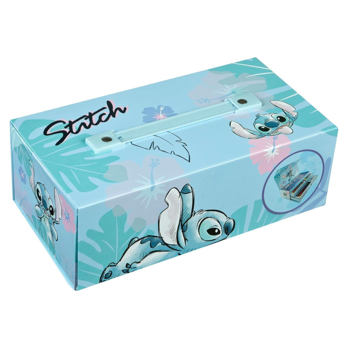 Disney Lilo & Stitch Malkasten mit Schublade Kinder Malset ab 3 Jahren