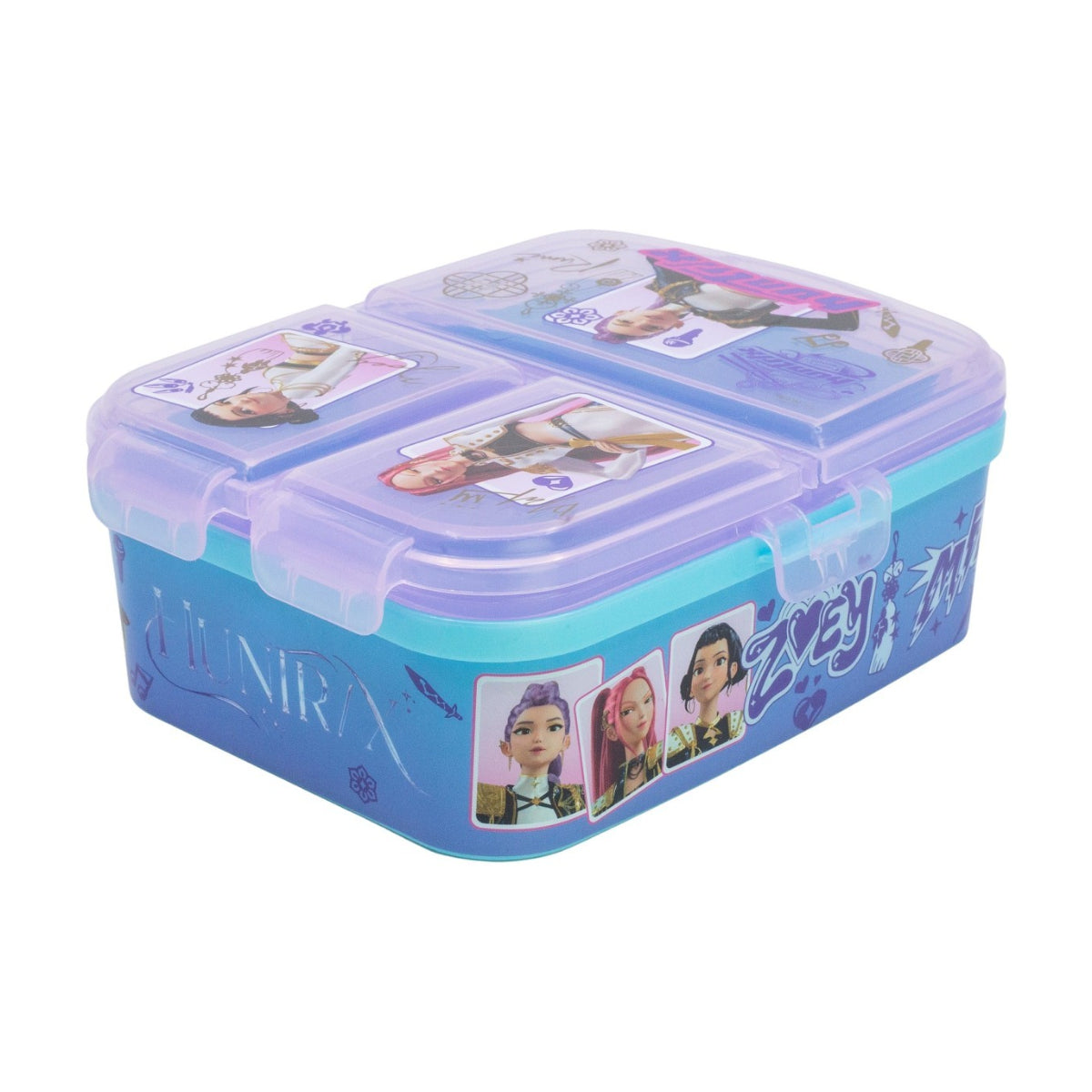 KPop Demon Hunters Multiple XL Brotdose Lunchbox mit Fan Motiv