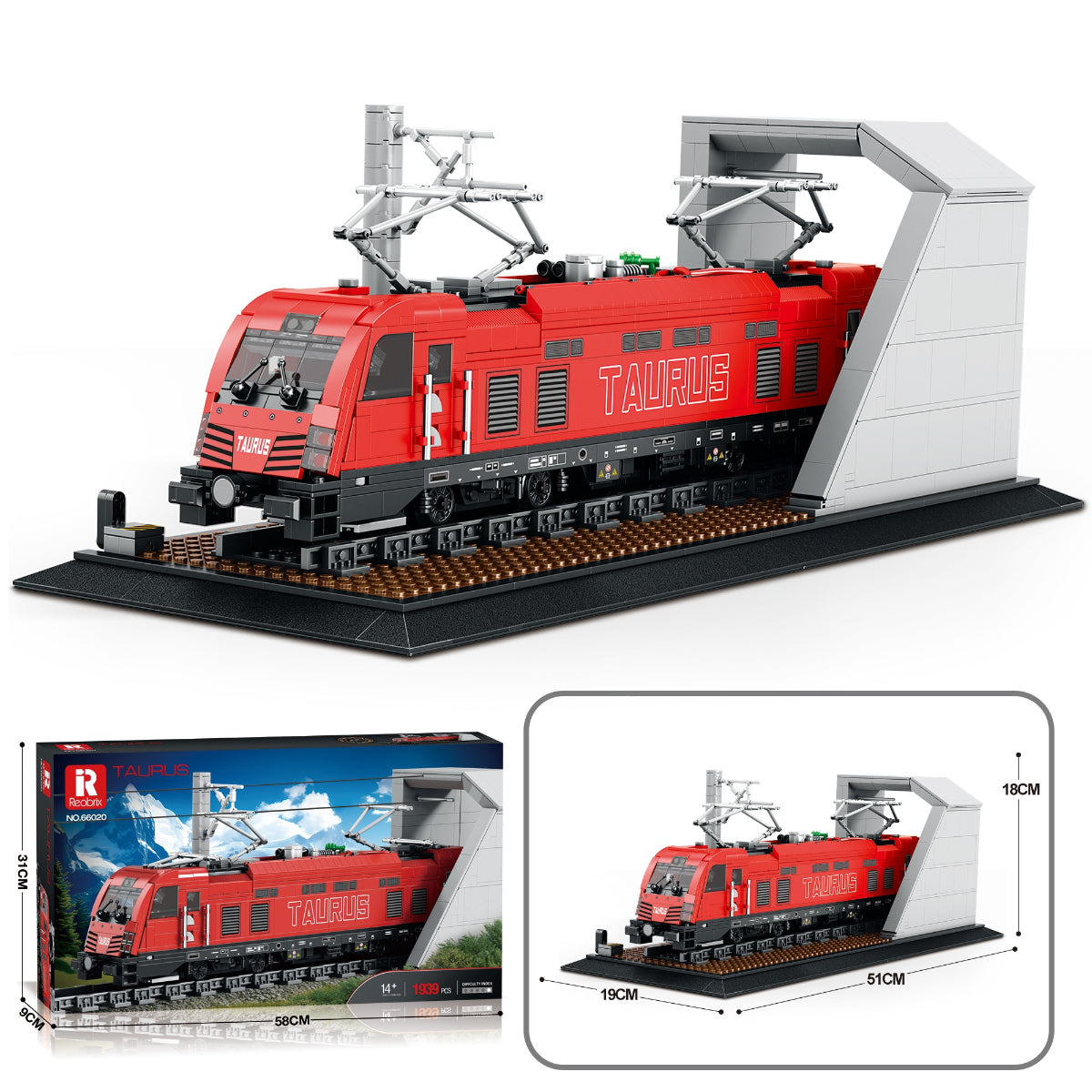 Reobrix 66020A Lokomotive 1939 Teile Klemmbaustein ab 14