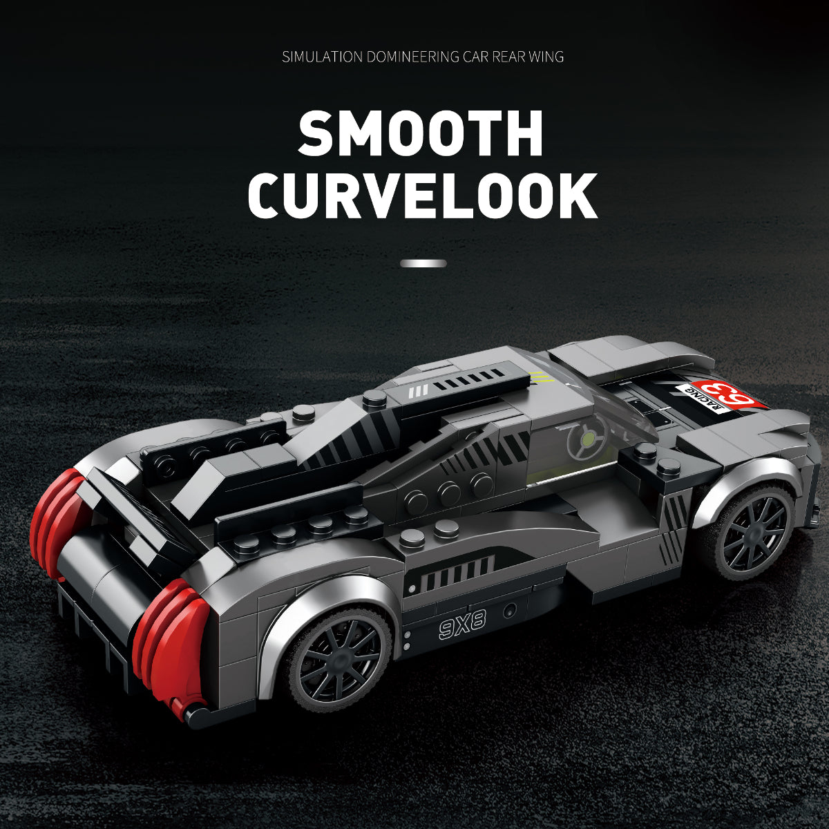 Reobrix 793 Rennwagen Prototyp 1:24 Klemmbaustein Auto 280 Teile ab 14
