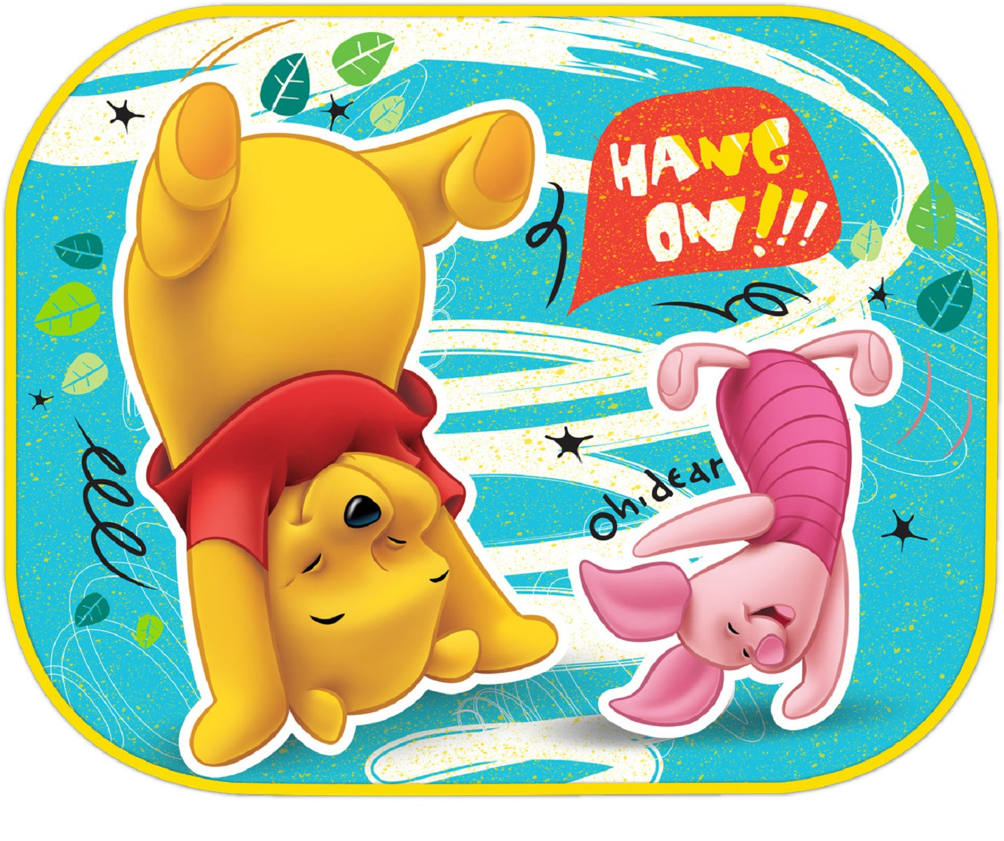 Disney Winnie the Pooh Sonnenschutz, einfache Installation mit Saugnapf für Kinder
