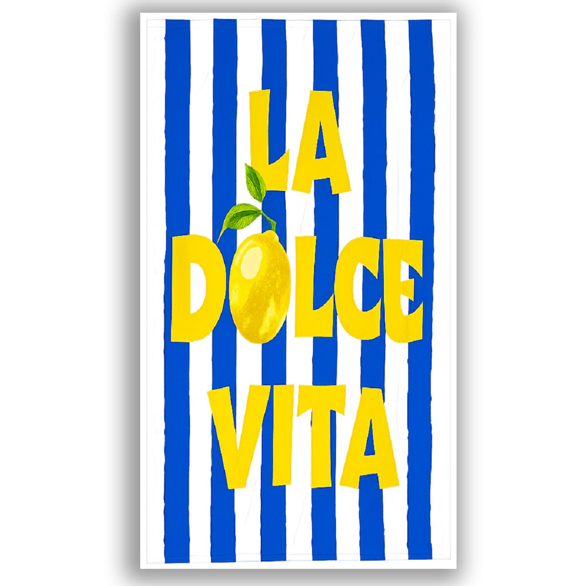 La Dolce Vita Kinder Strandtuch Badetuch für Strand und Schwimmbad 70x140 cm