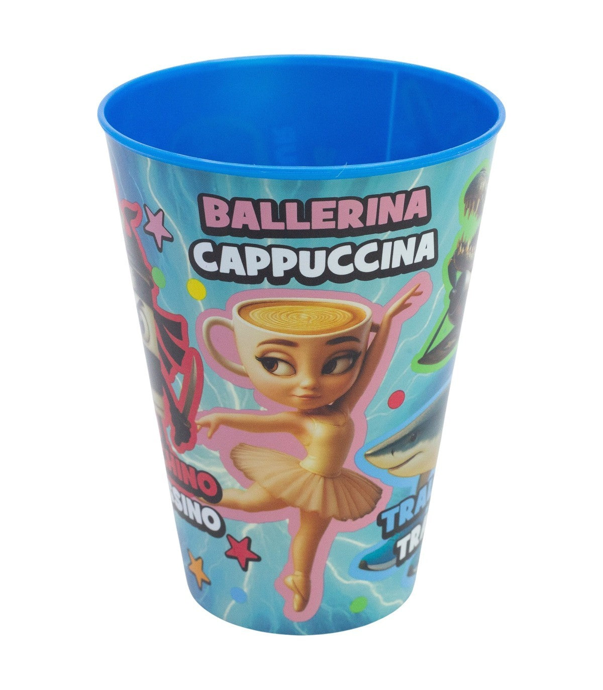 Italian Brainrot Kinderbecher 430 ml Trinkbecher für Alltag und Freizeit