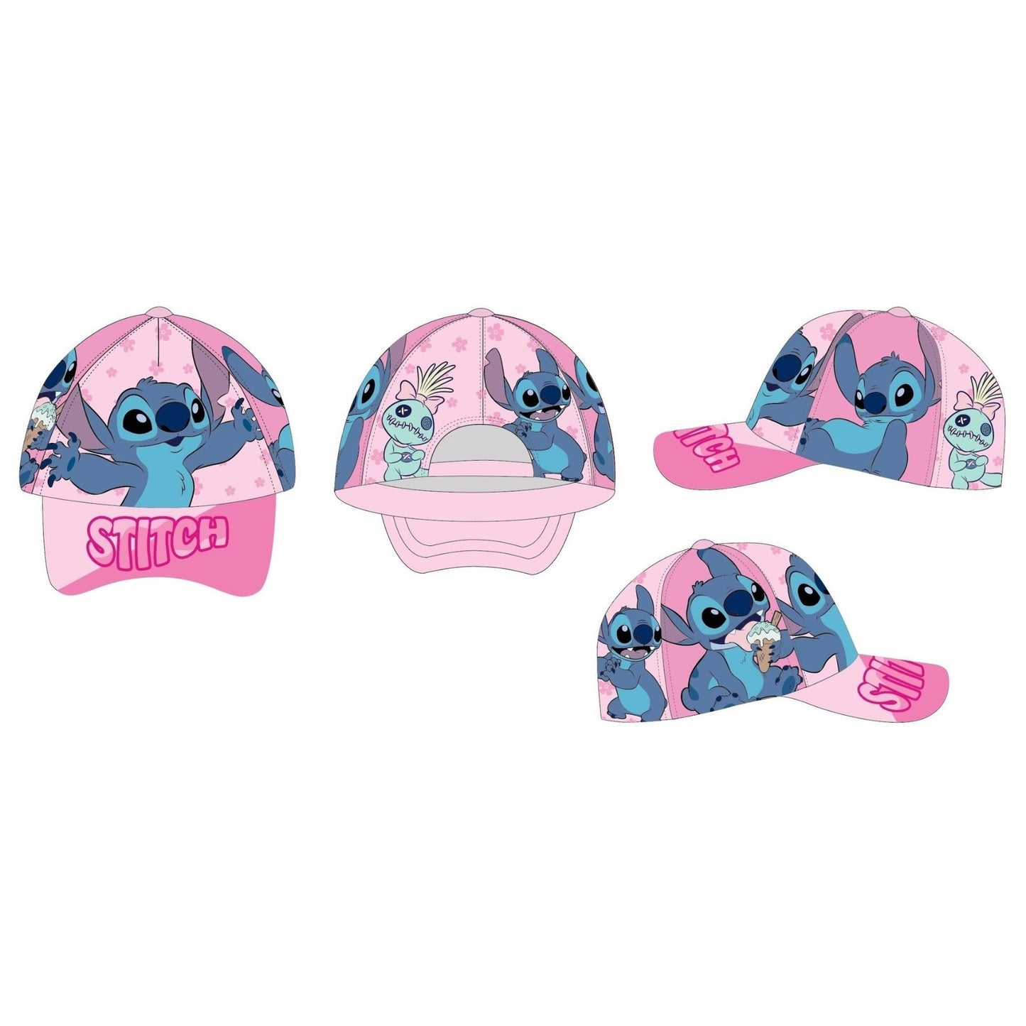 Lilo & Stitch Kappe für Fans Bequem, leicht und ideal für Freizeit & Schule