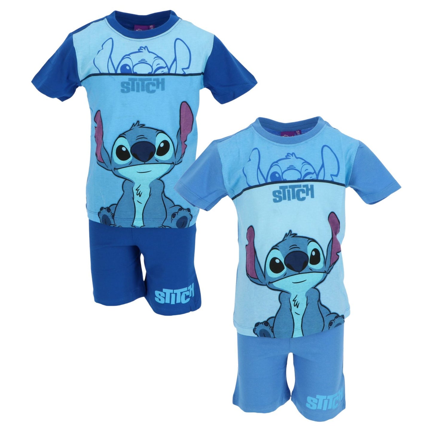 Lilo & Stitch Shortama – Kinderpyjama & Sommer Schlafanzug aus 100% Baumwolle