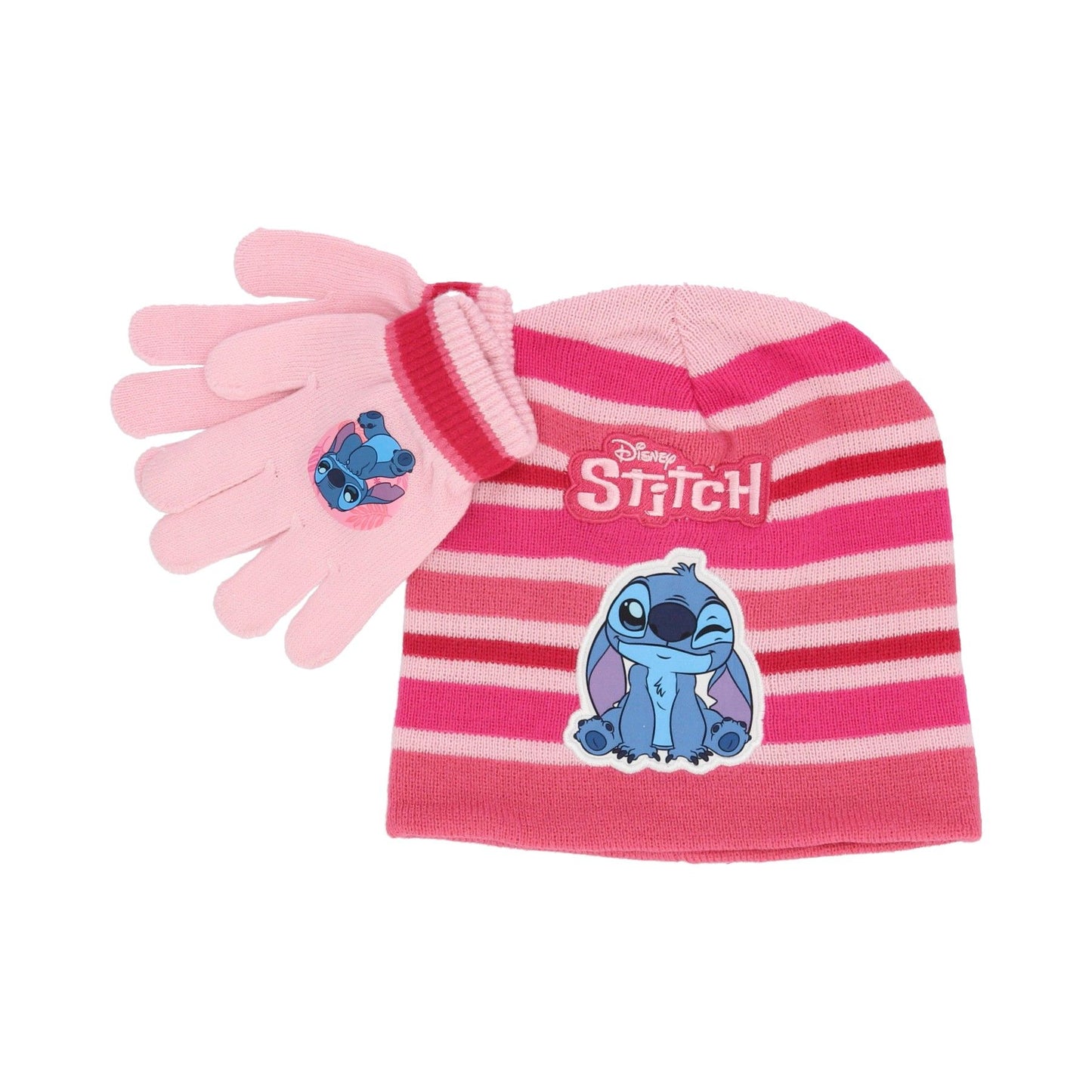 Lilo & Stitch Winter-Set Mütze & Handschuhe für Kinder