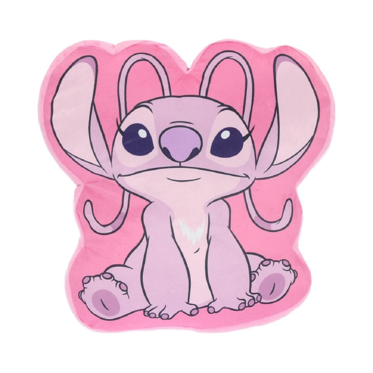 Lilo & Stitch 3D Kissen Angel Design – 40cm Großes Kuschelkissen Dekokissen