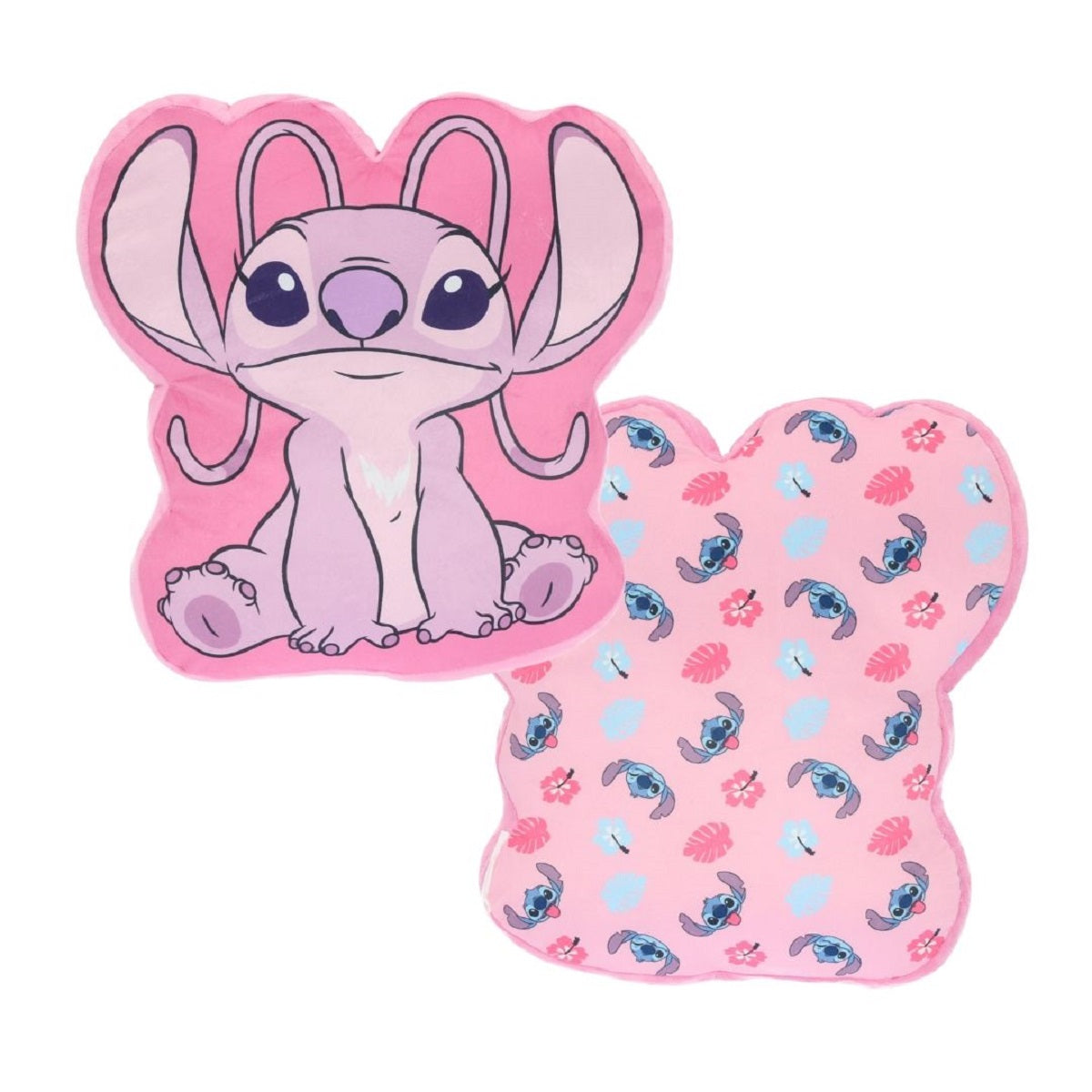 Lilo & Stitch 3D Kissen Angel Design – 40cm Großes Kuschelkissen Dekokissen