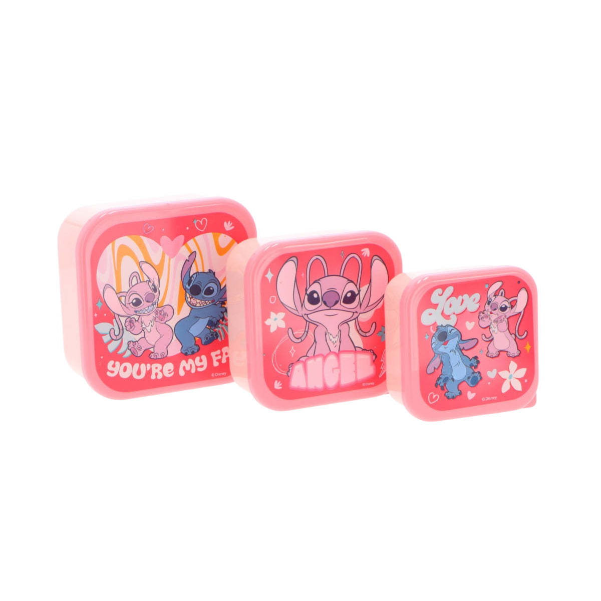 Disney Lilo & Stitch Lunchpaket 5-tlg. Brotdose Trinkflasche Snackbox