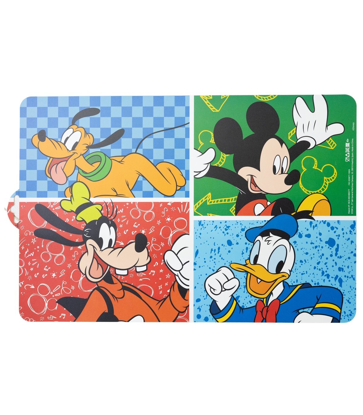 Disney Mickey Mouse Platzdeckchen Kinder Tischunterlage 43 x 28,1 cm zum Schutz der Tischfläche