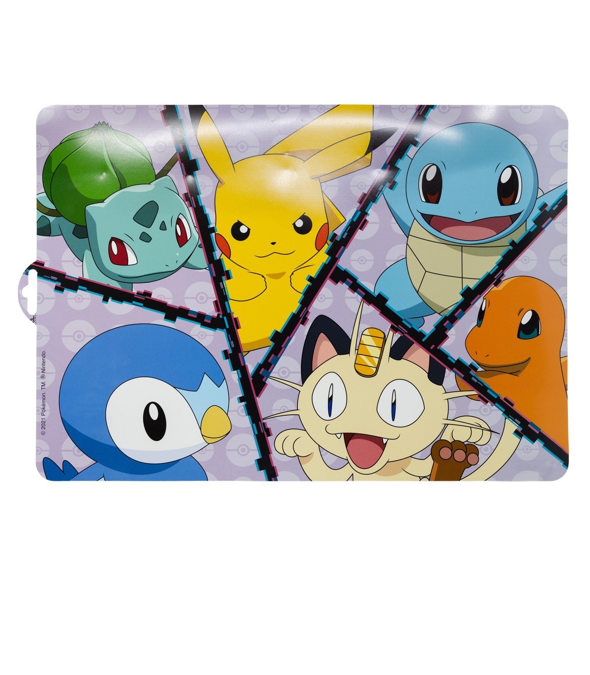 Pokémon Platzdeckchen Kinder Tischset 43 x 28,1 cm zum Schutz der Tischfläche