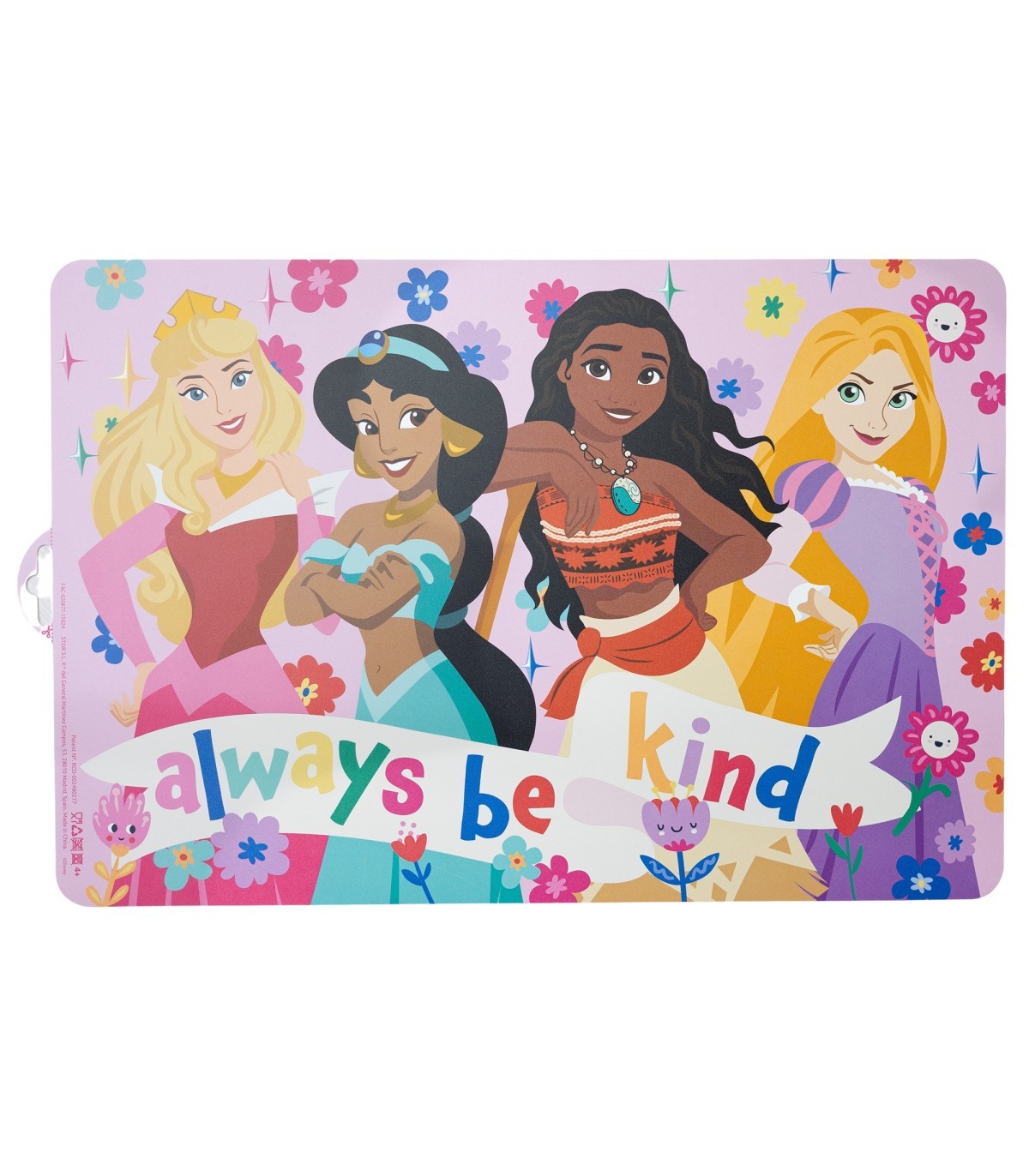 Disney Princess Platzdeckchen Kinder Tischunterlage 43 x 28,1 cm zum Schutz der Tischfläche