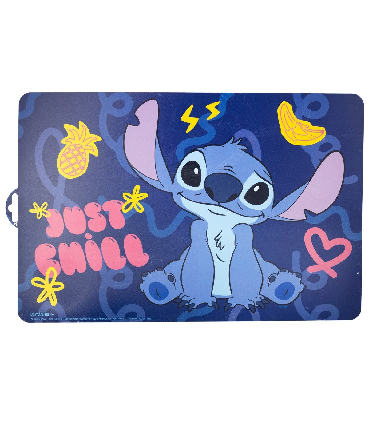 Disney Lilo & Stitch Platzdeckchen Kinder Tischunterlage 43 x 28,1 cm zum Schutz der Tischfläche