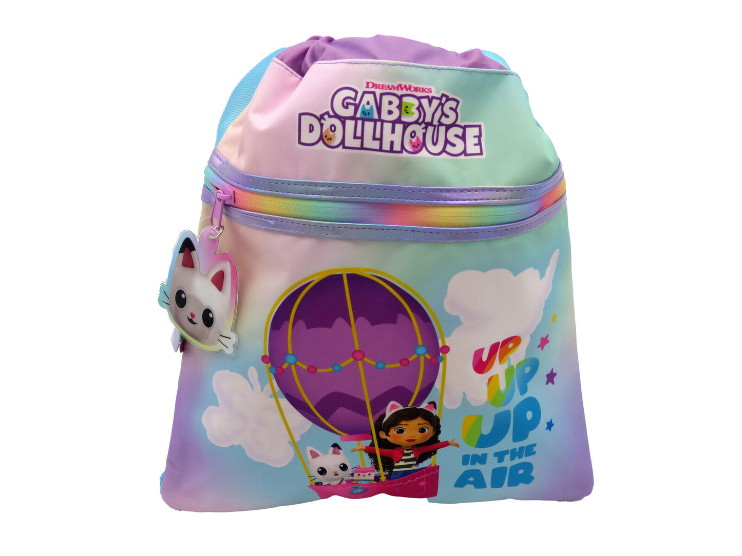 Gabby´s Dollhouse Turnbeutel 35 × 30 cm Sportbeutel Kinder mit Kordelzug