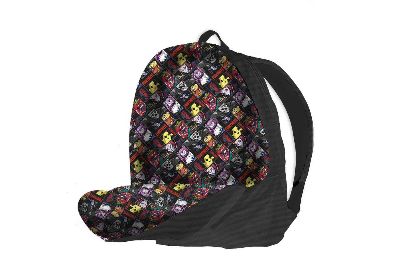 Fortnite Rucksack für Kinder mit Fronttasche Hauptfach und Seitennetz