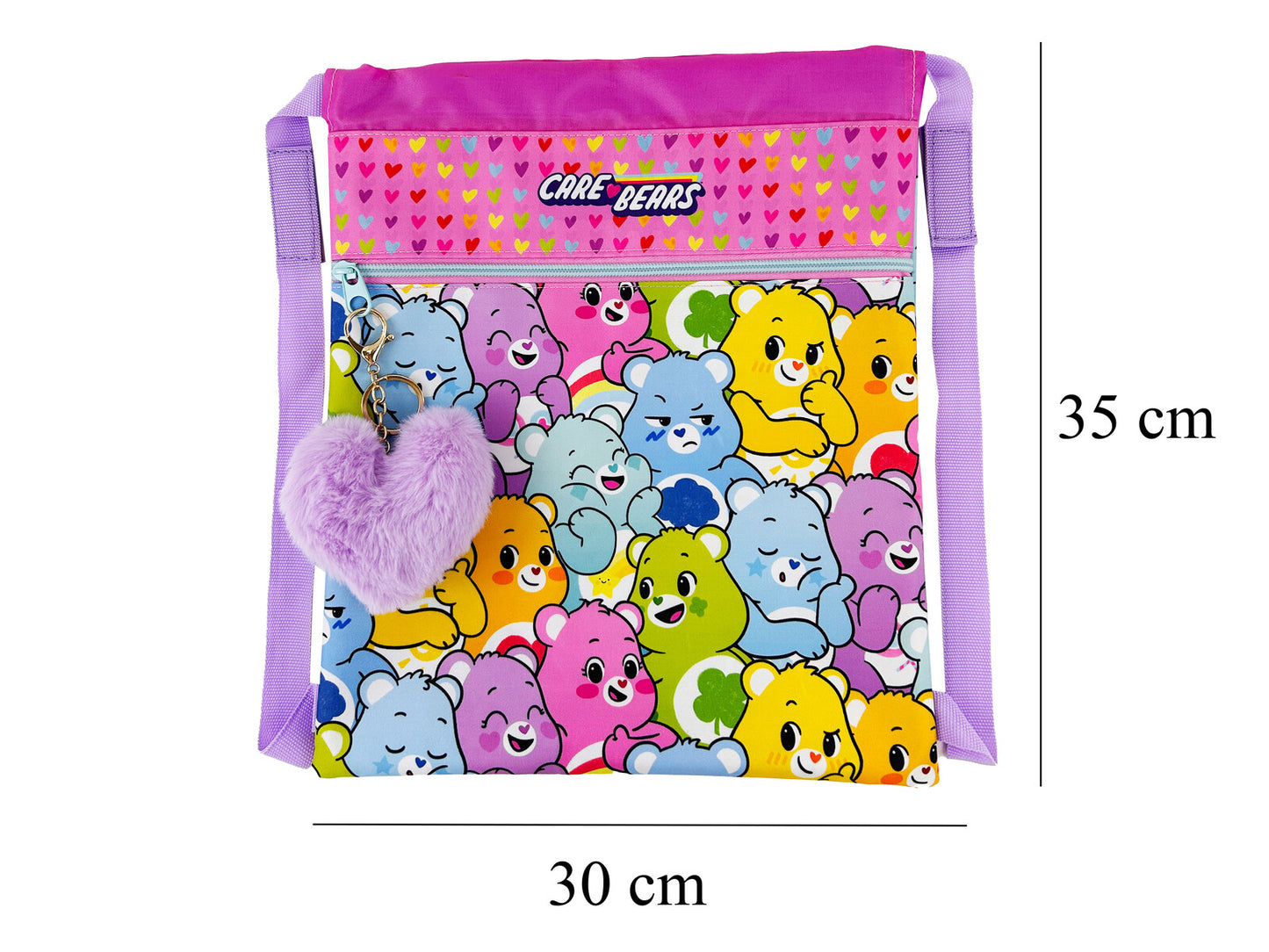 Die Glücksbärchis Turnbeutel 35 × 30 cm Sportbeutel Kinder mit Kordelzug