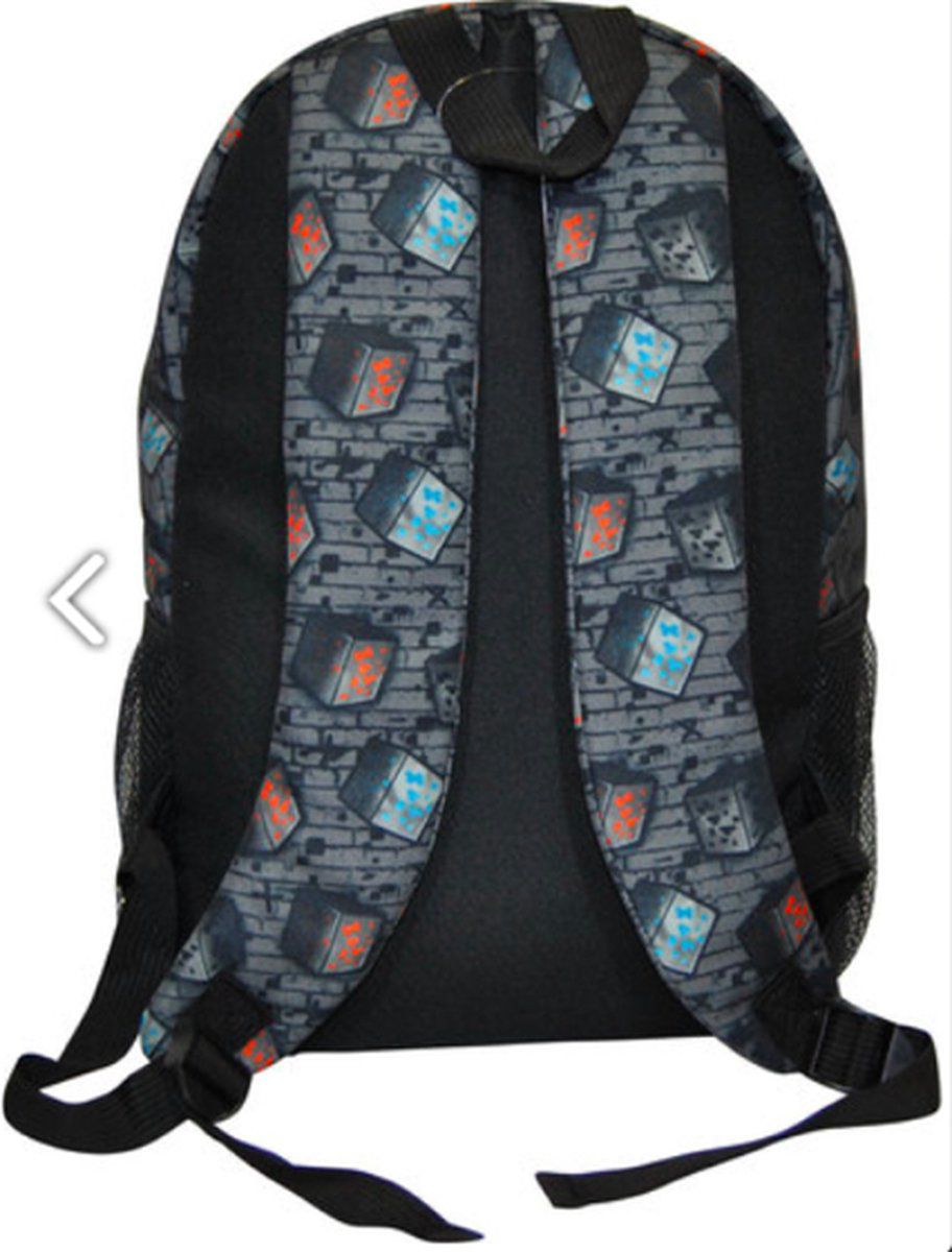 Minecraft Rucksack mit Mehrfächer Schule Tasche Sporttasche Cool Bag