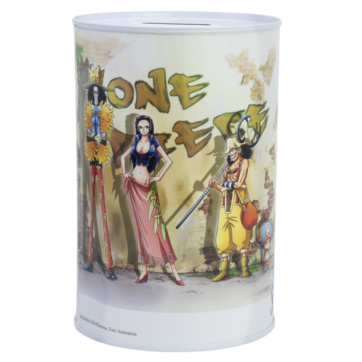 One Piece Spardose bedruckt aus Metall 15 × 10 × 10 cm