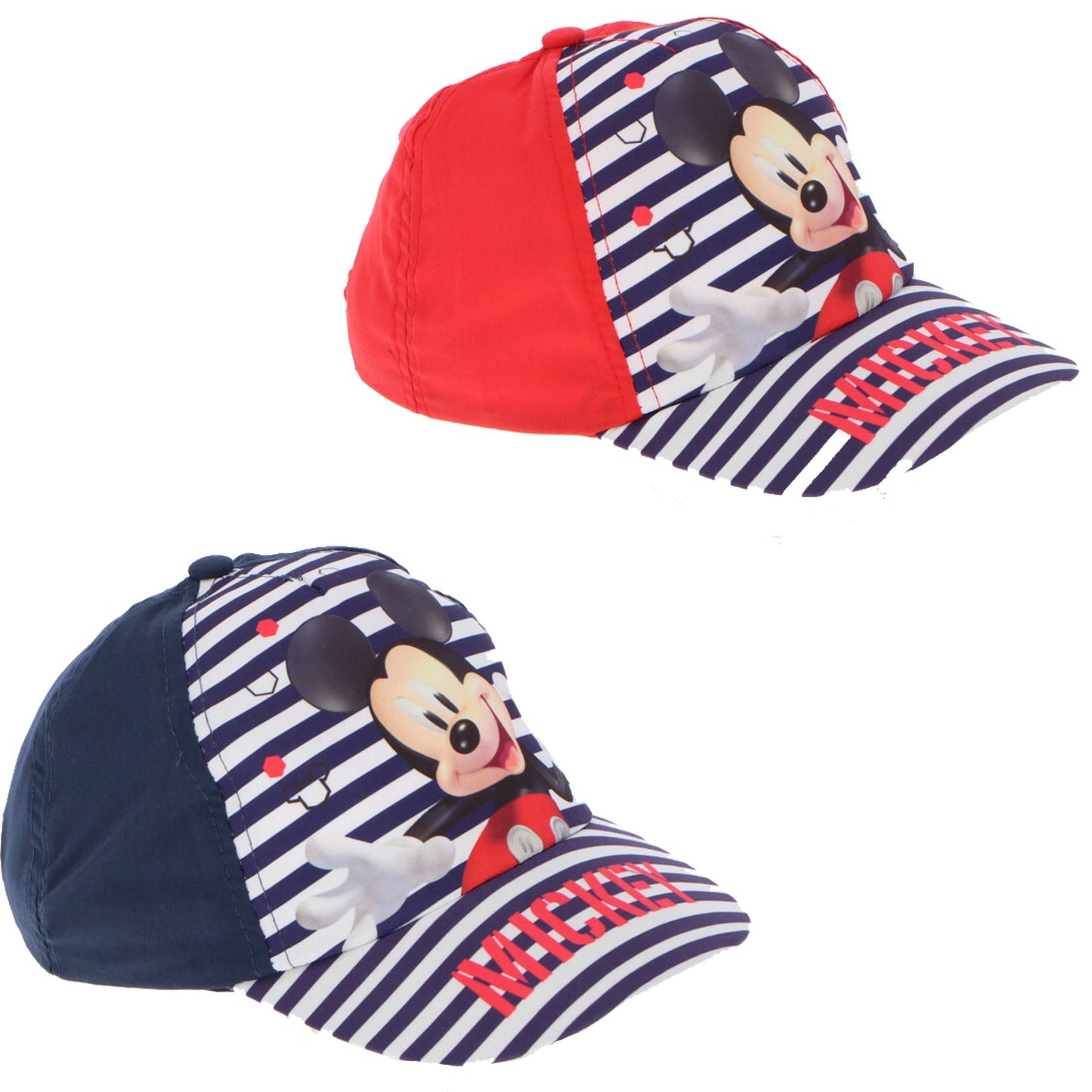 Disney Mickey Mouse Cap Klassische Disney Kappe aus 100% Baumwolle, Verstellbar