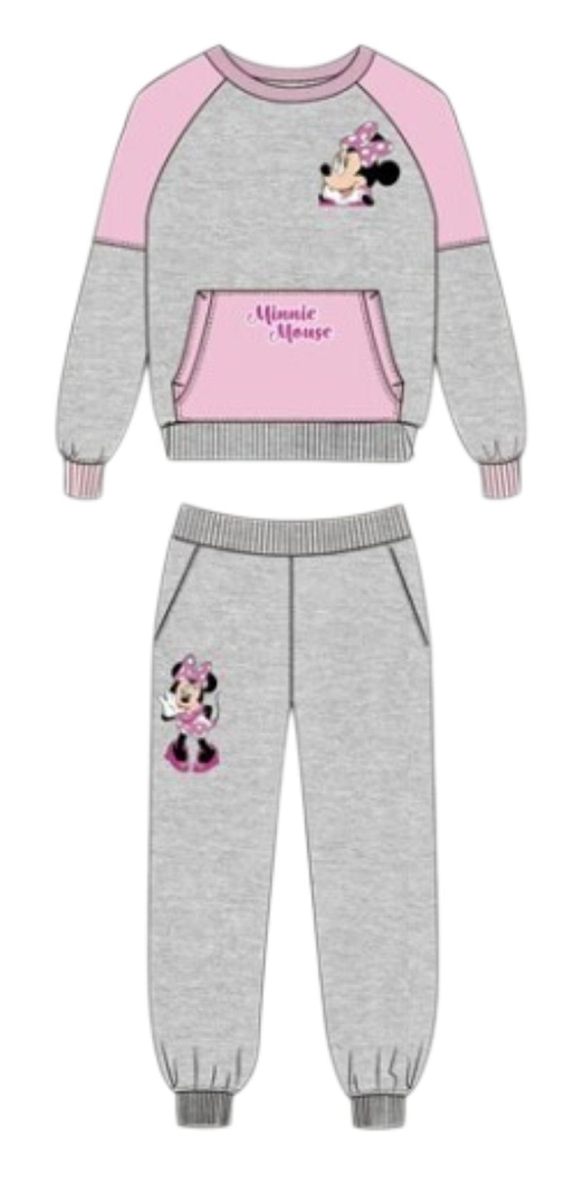 Disney Minnie Mädchen Jogginganzug – Sportlicher Freizeitanzug für Kinder