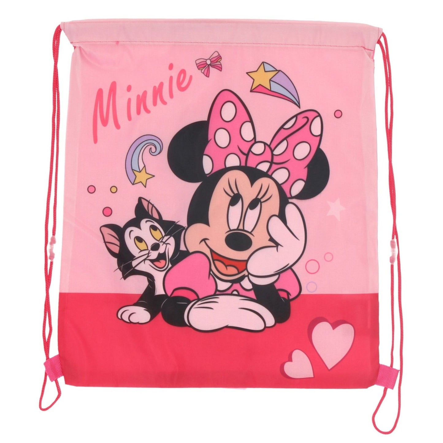 Disney Minnie Mouse Gymbag für Mädchen Alltag und Aktivitäten 35 × 40 cm