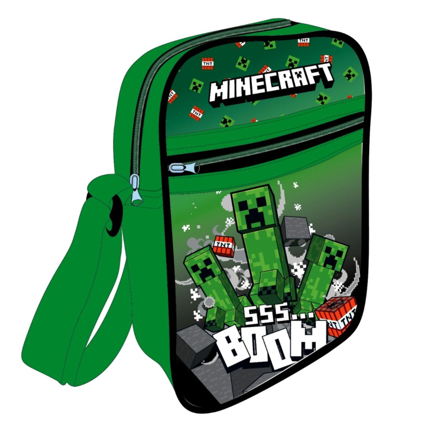 Minecraft Kindertasche Umhängetasche aus Polyester für Jungen & Mädchen