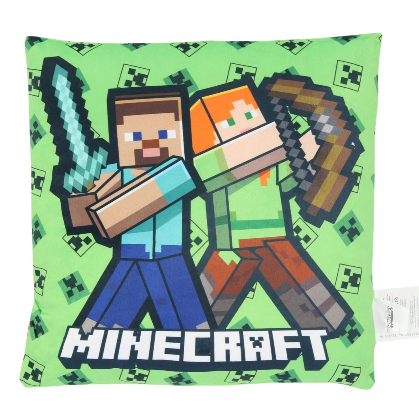 Minecraft Kissen Weiches Dekokissen 1-Stück 38x38 cm mit Serienmotiv