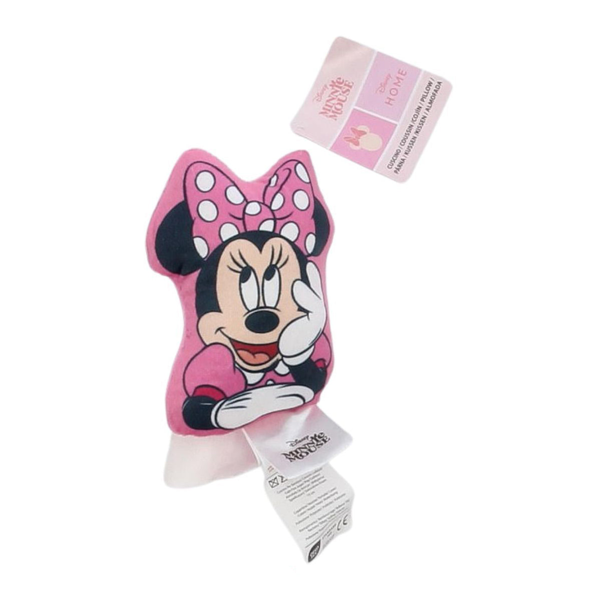 Disney Minnie Mouse Mini Kissen 15 cm 3D Motivkissen für Bett Sofa Kinderzimmer