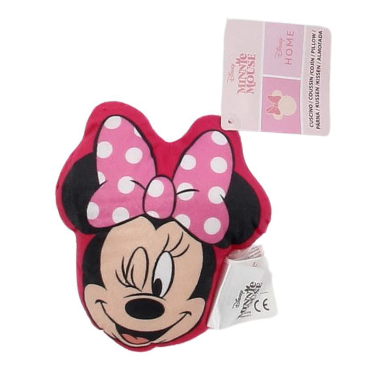 Disney Minnie Mouse Mini Kissen 15 cm 3D Motivkissen für Bett Sofa Kinderzimmer