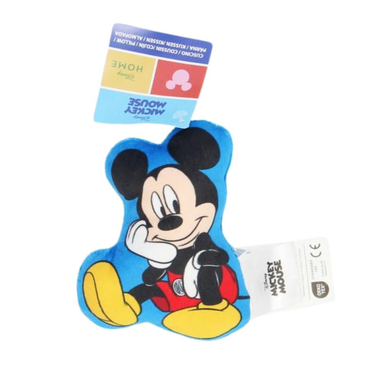 Disney Mickey Mouse Mini Kissen 15 cm 3D Motivkissen für Bett Sofa Kinderzimmer